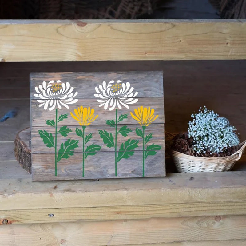 FlowerDecor - DIY Blomster Stensil Dekorasjon