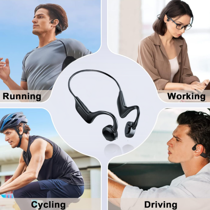 FlexHeadphone: Fleksibel Benledning Og Ørefri Trådløs Hodetelefon