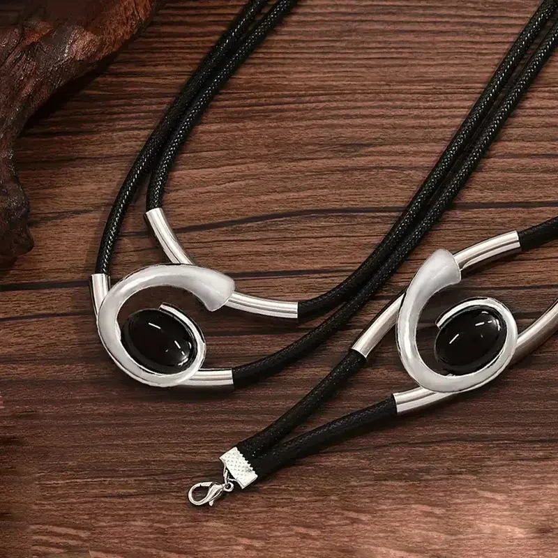 Jewelance™ SpiralNecklace 1+1 GRATIS: Vintage Bohemian Spiral Halskjede Og Armbånd