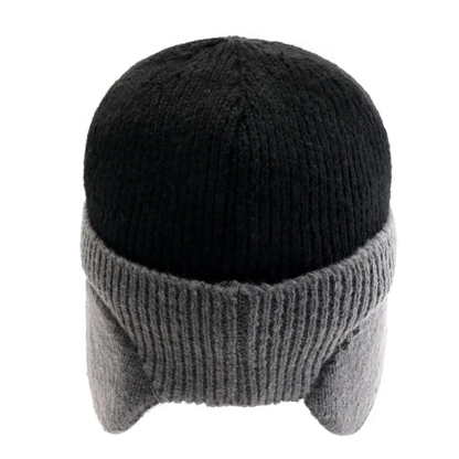 Icone™ EarflapBeanie 1+1 GRATIS: Tyk Strikket Vinter Beanie Øreklapsbeskyttelse