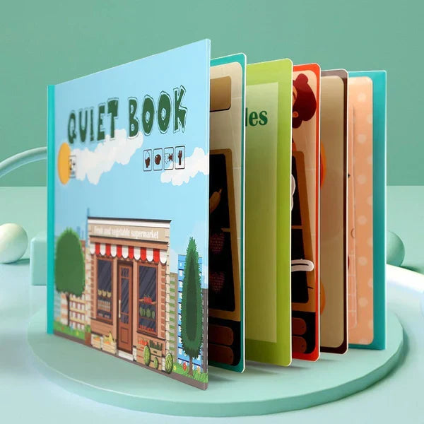 Kletshuts™ BusyBook: Pedagogisk Aktivitetsbok for Barn