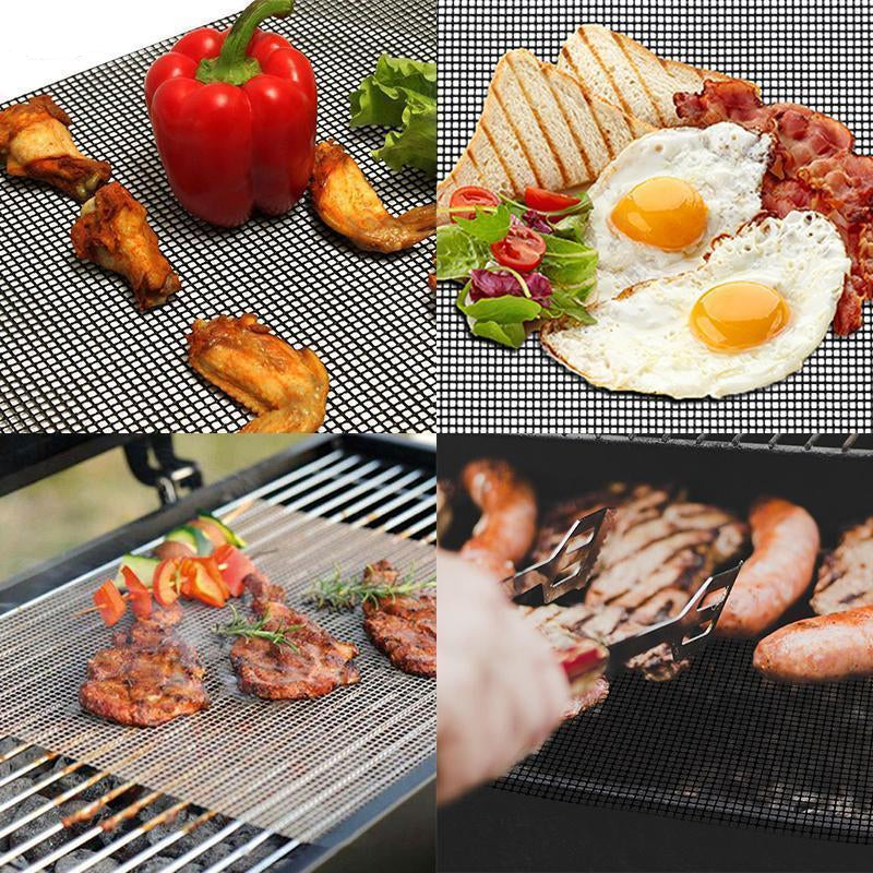 Globetrek° GrillNet: Gjenbrukbart, Varmebestandig, Ikke-klebende BBQ-Grillnett