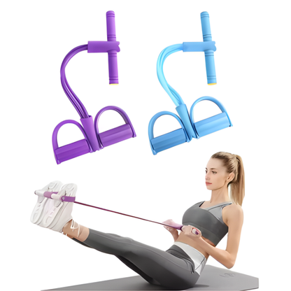 BandTrainer 1+1 GRATIS: Elastisk Lett-Å-Bære Fitness Pedalbåndtrener