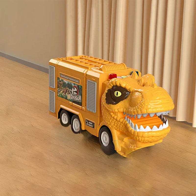 Kletshuts™ DinoTruck: Dinosaur Lastebil Lekesett Med Lys Og Musikk