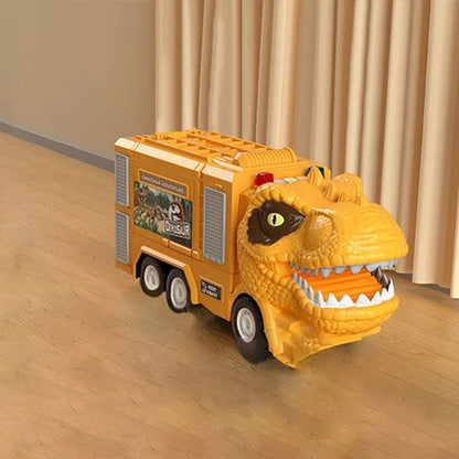 Kletshuts™ DinoTruck: Dinosaur Lastebil Lekesett Med Lys Og Musikk