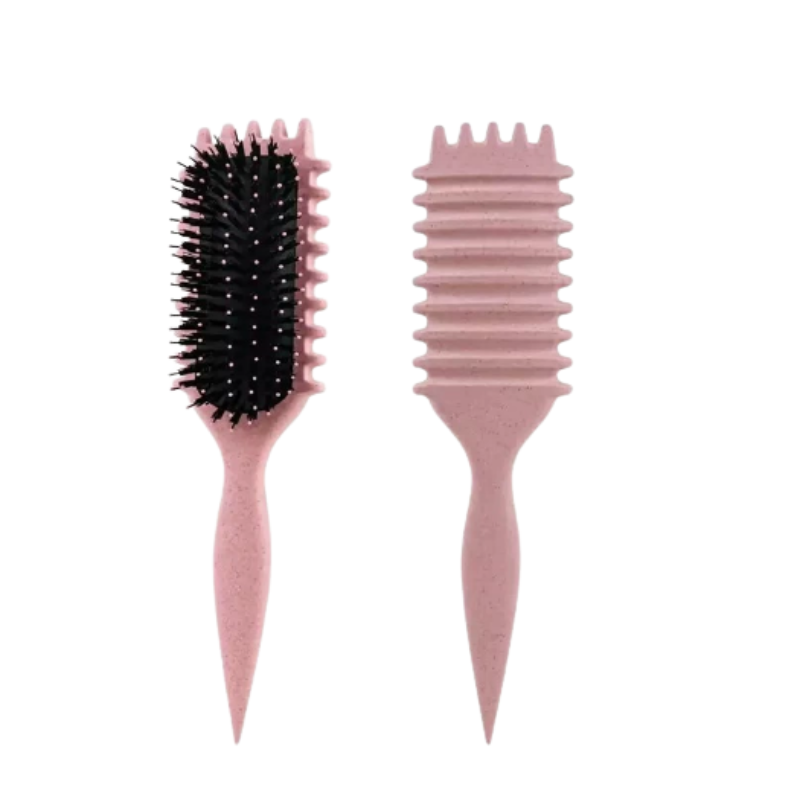 Rose® CurlBrush 1+1 GRATIS: Anti-Frizz Børster Hårstyling Krøllebørste