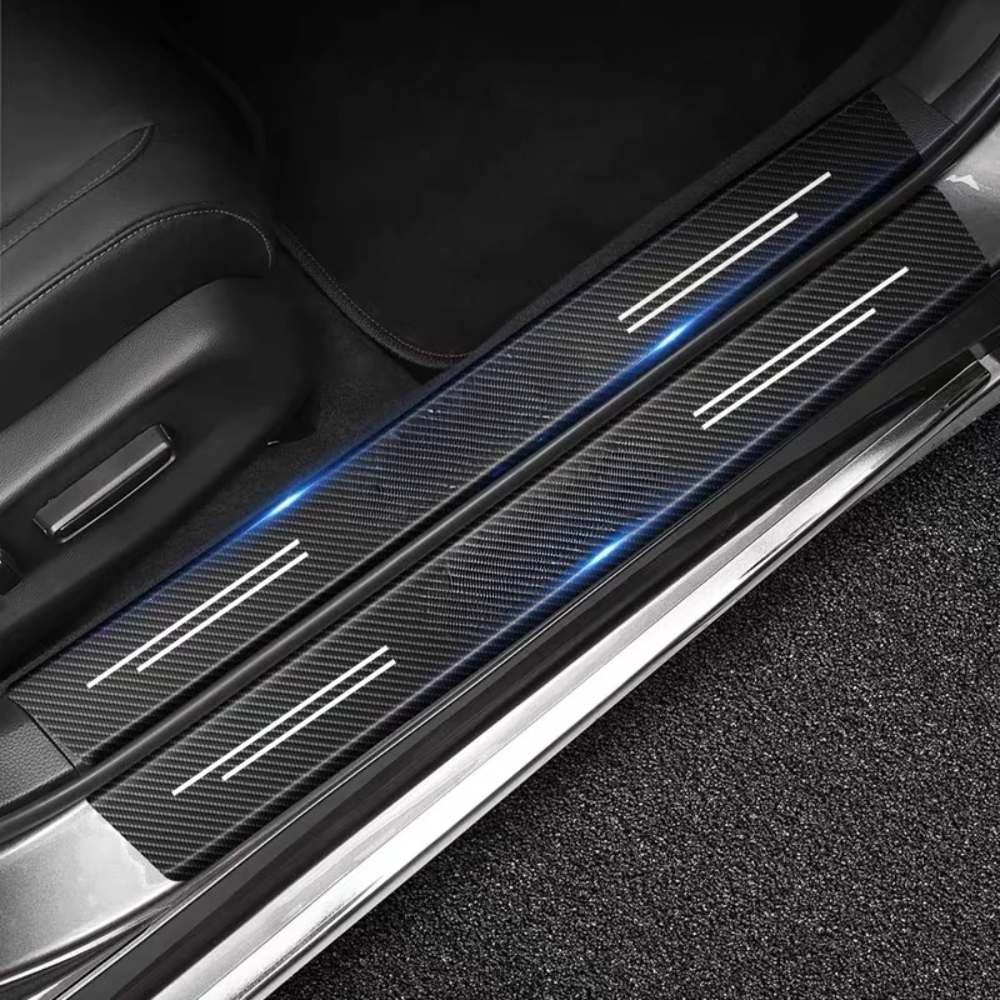 StepGuards 1+1 GRATIS: Ridsefast Universel Pasform Trin Beskyttere Bil Dør Trin Beskytter