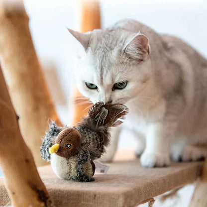 Catfri® BirdToy: Interaktiv Kvitrende Fugleleke Til Katter