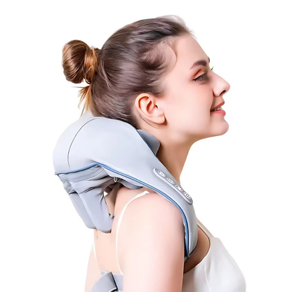 NeckMassager: Beroligende Varme Avslappende Nakke- og Skuldermassasjeapparat