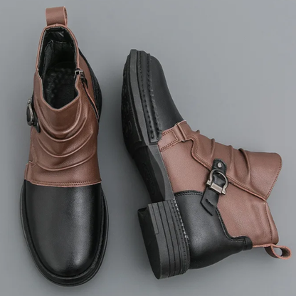 Happy™ CowboyBoots: Mænds Klassiske Britisk-Inspirerede Høj-Top Cowboy Støvler