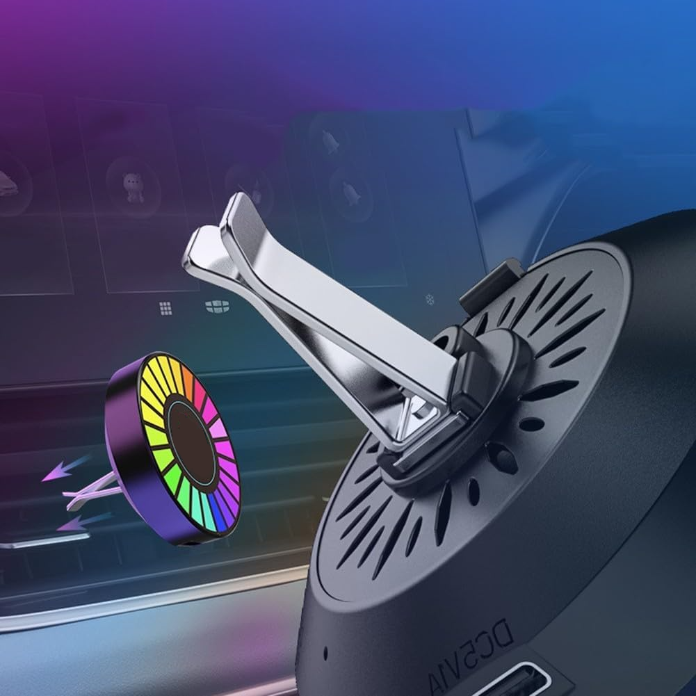 Ledsen™ MusicalDiffuser: Rytme LED Lydaktiveret Bil Lys Musikalsk Diffuser