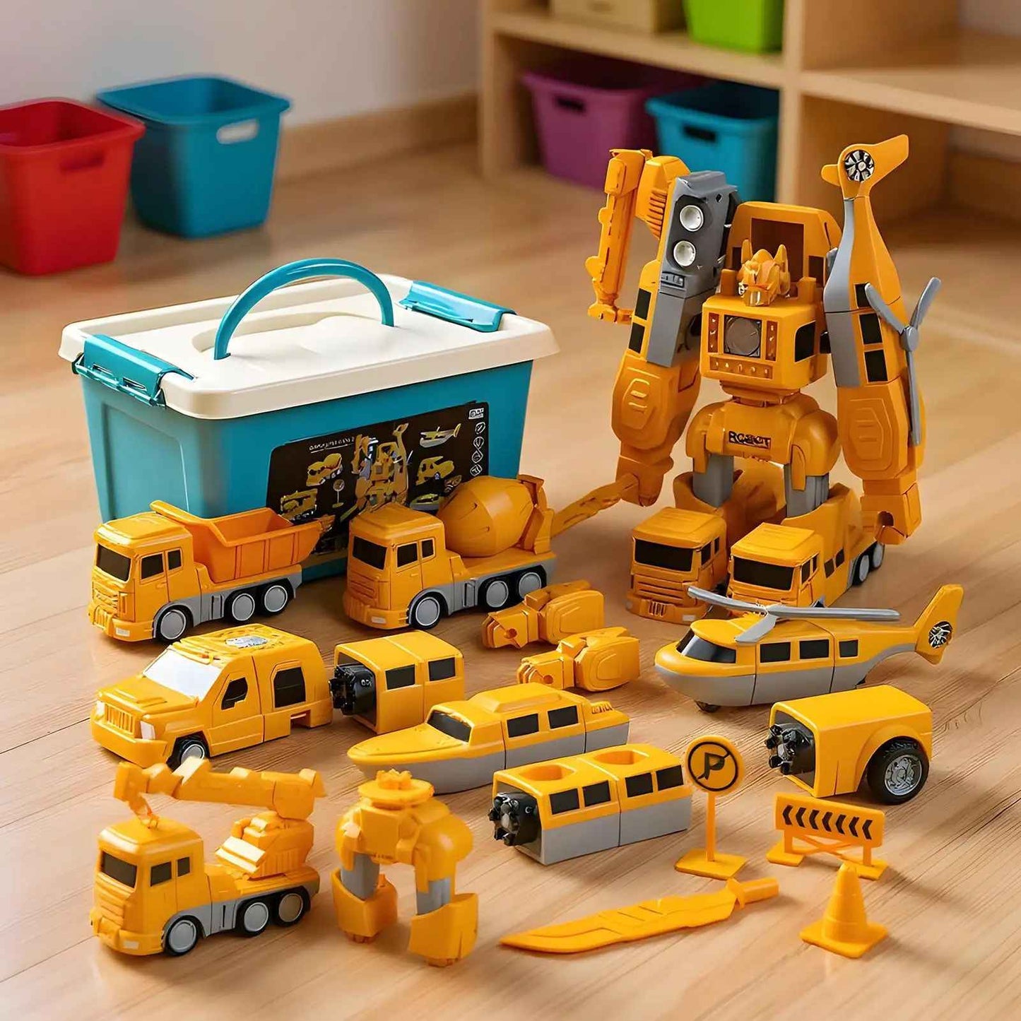 Kletshuts™ RobotBuilder – Magnetisk Transformerende Robot Bygger Og Kreativt Lærings Sæt