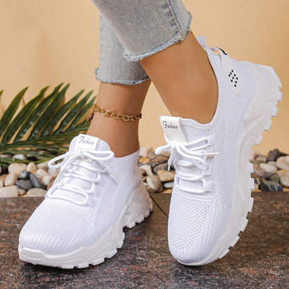 Happy™ BreathableSneakers: Dame Mesh Sports Pustende Joggesko