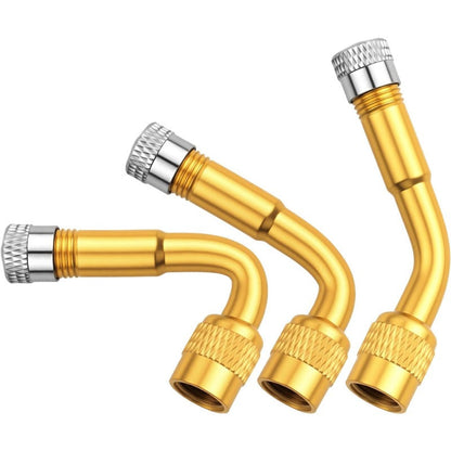 Ventilforlengere 1+1 GRATIS: 3-Vinkel Holdbar Lett å Installere Ventilforlenger Adapter Sett