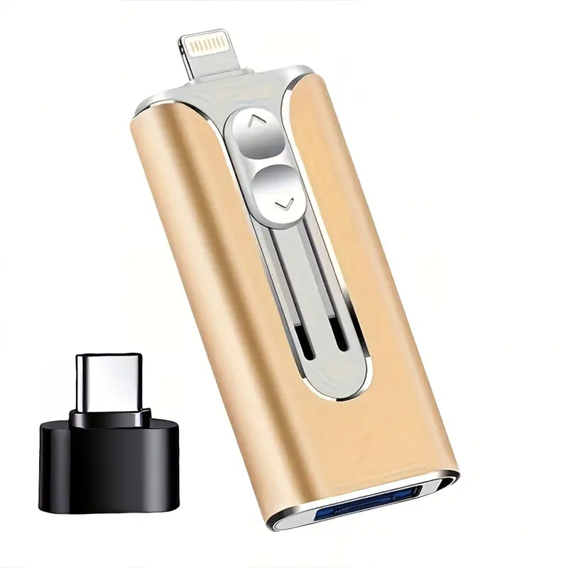 USBDrive - Kompakt og holdbar multienhet 4-i-1 USB-flashstasjon