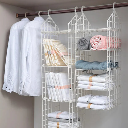 GlideHold® HangingOrganizer: Plassbesparende Flerlags Vertikal Hengende Oppbevaringsorganisator