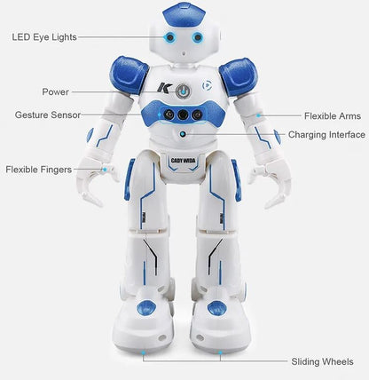 Kletshuts™ SenseBot - Smart Robotleketøy Med Bevegelsessensor