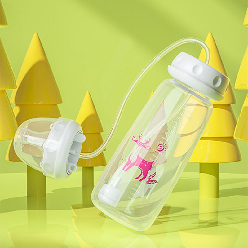 Kletshuts™ BabyBottle: Håndfri Nem-Fodrings Babyflaske Sæt