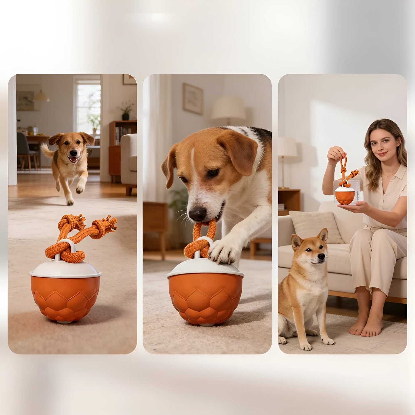 DogFri™ SmartBall: Interaktiv Forhindrings-Undvigelse Genopladelig Trænings Smart Bold