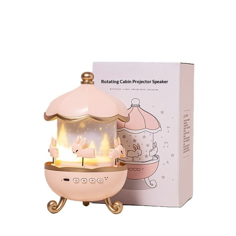 Ledsen™ BunnyProjector: Multi Film Lys Bunny Design Farverig Projektor