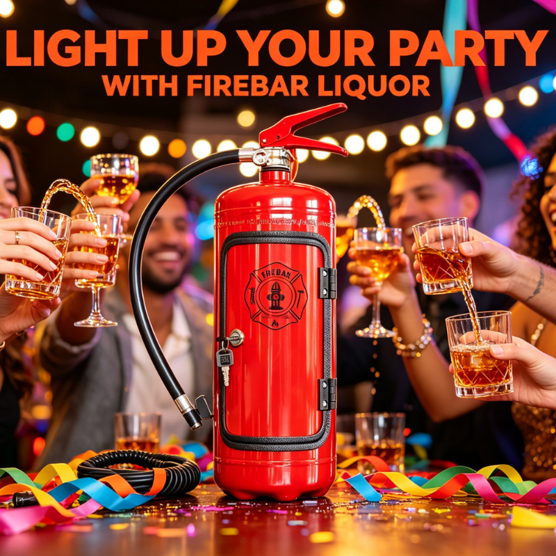 Globetrek° LiquorStorage: Kreativ Brandslukker Diskret Mini Spiritus Opbevaring