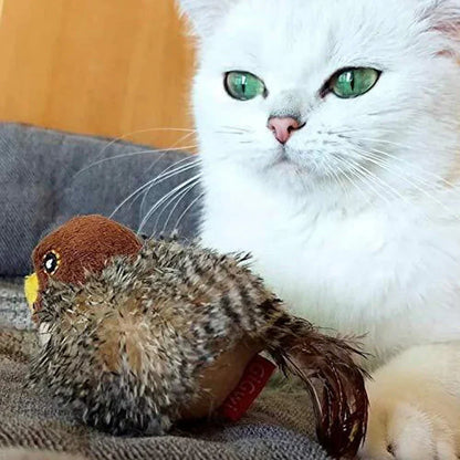 Catfri® BirdToy: Interaktiv Kvitrende Fugleleke Til Katter