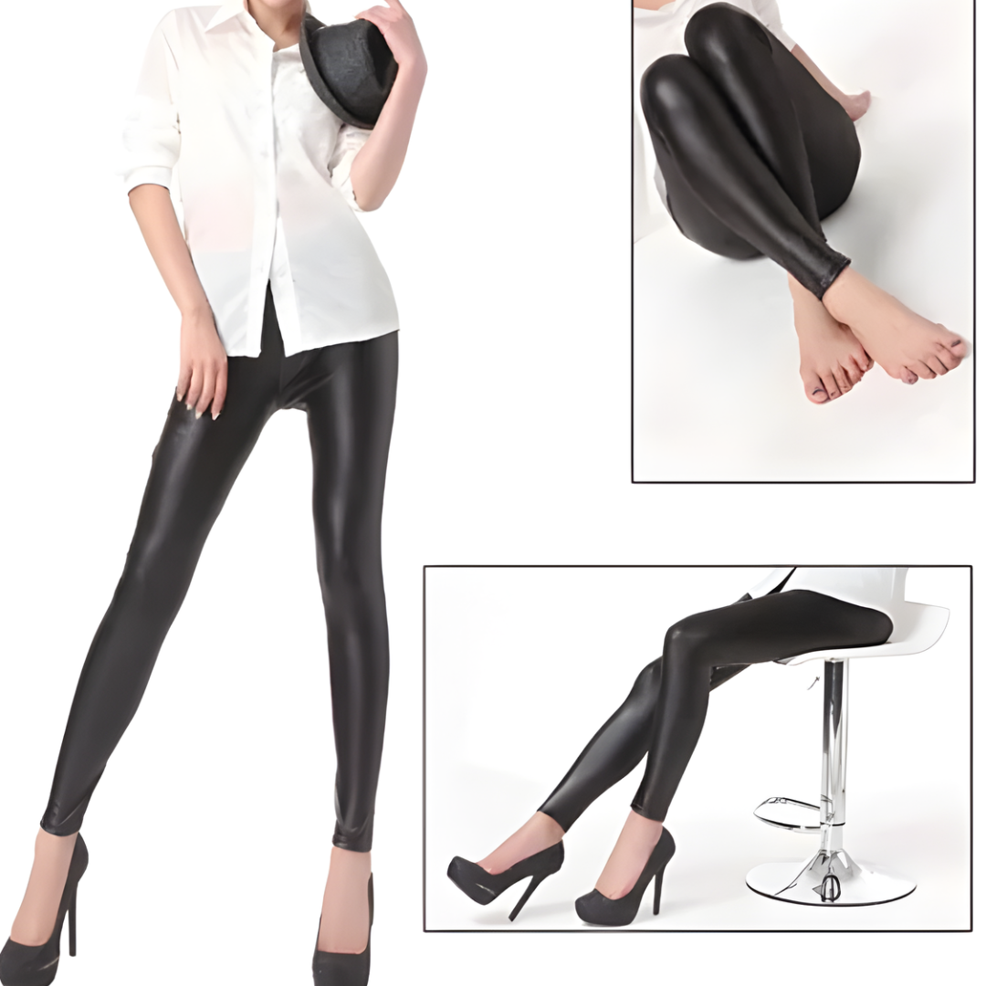 Icone™ TightLeggings 1+1 GRATIS: Sort Blank Høj Talje Tæt Leggings