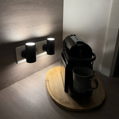 Ledsen™ NightLight: Moderne Bærbar Dimbar Plug-In Nattlys