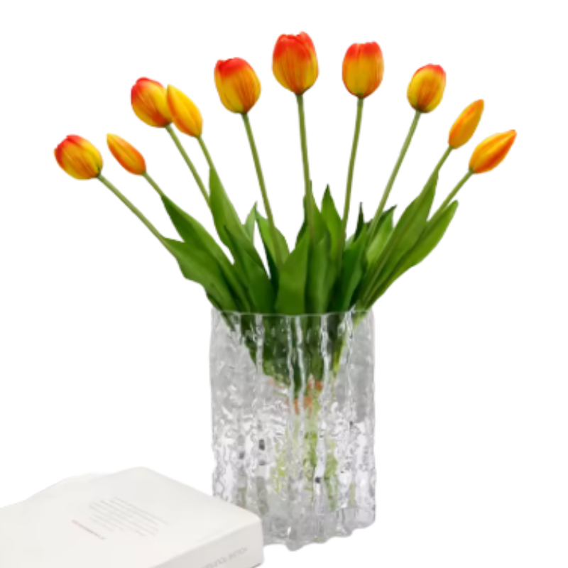 ArtificialTulips: Realistisk Skjønnhet Kunstig Blomsterdekorasjon Tulipansett