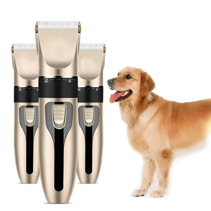 DogFri™ PetClipper: Højkvalitets Genopladeligt Professionelt Kæledyrs Trimmesæt