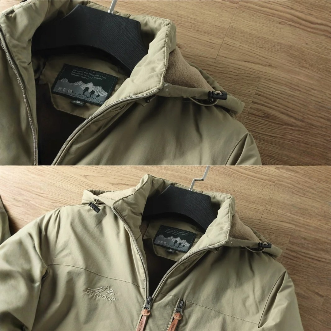 Icone™ CombatJacket: Udendørs Alsidig Stil Hættet Combat Jakke