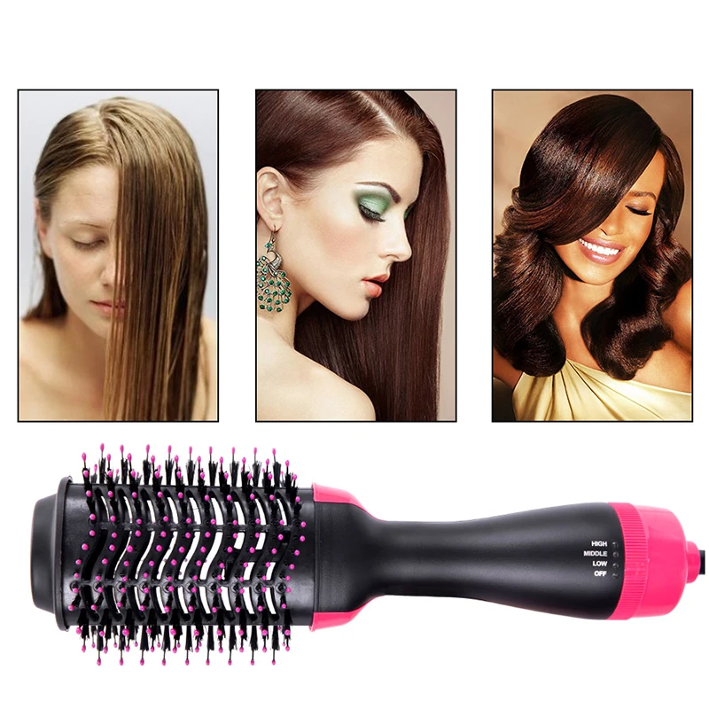 Rose® VolumeBrush: 2-I-1 Føntør-Styling Og Volumenbørste
