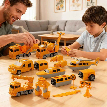 Kletshuts™ RobotBuilder – Magnetisk Transformerende Robot Bygger Og Kreativt Lærings Sæt