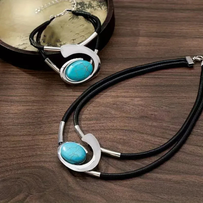 Jewelance™ SpiralNecklace 1+1 GRATIS: Vintage Bohemian Spiral Halskjede Og Armbånd