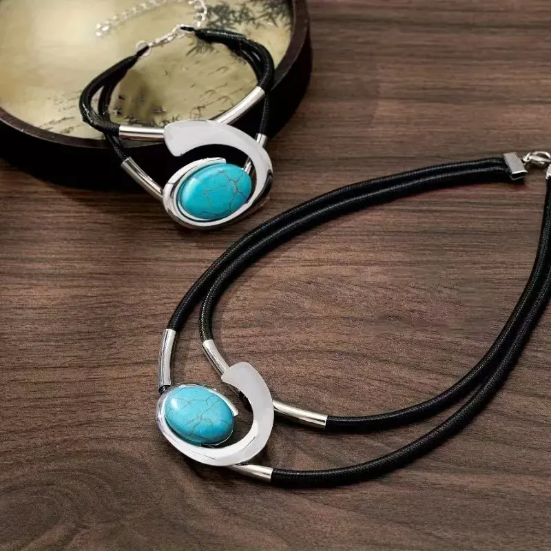 Jewelance™ SpiralNecklace 1+1 GRATIS: Vintage Bohemian Spiral Halskæde Og Armbånd