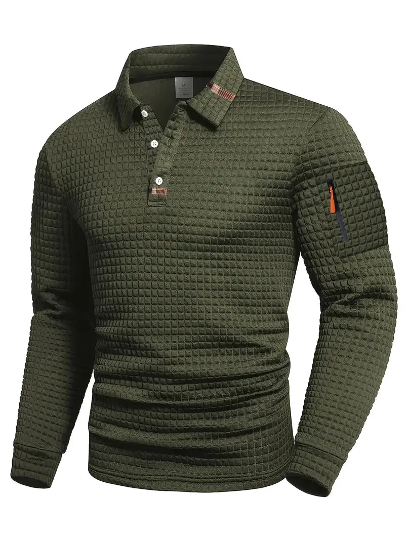 Icone™ CasualPolo - Alsidig Komfortabel Langærmet Uformel Polo