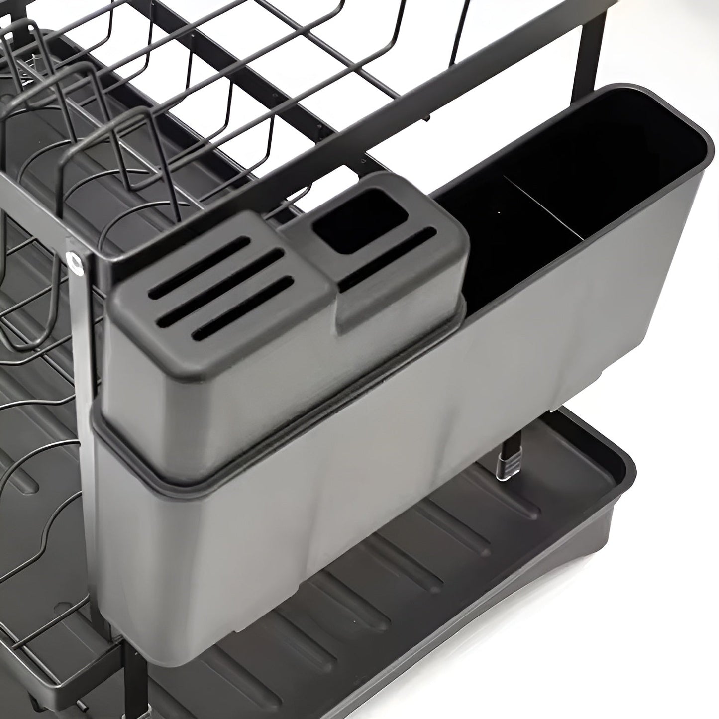 Globetrek° DishDrainer: Multi-Niveau Pladsbesparende Kjøkken Retter Dræne Arrangør