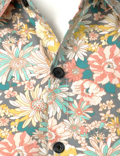 Icone™ FloralSleeve - Tidløs Klassisk Stil Floral Sleeve Print Top