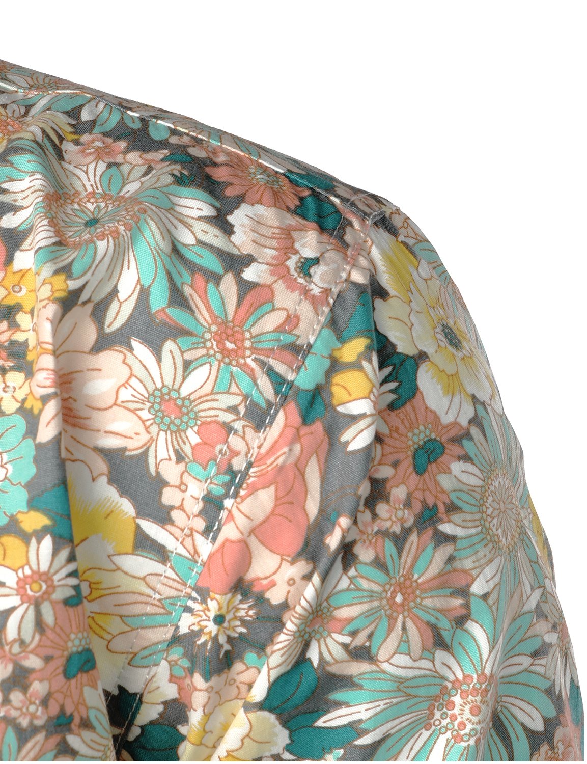 Icone™ FloralSleeve - Tidløs Klassisk Stil Floral Sleeve Print Top