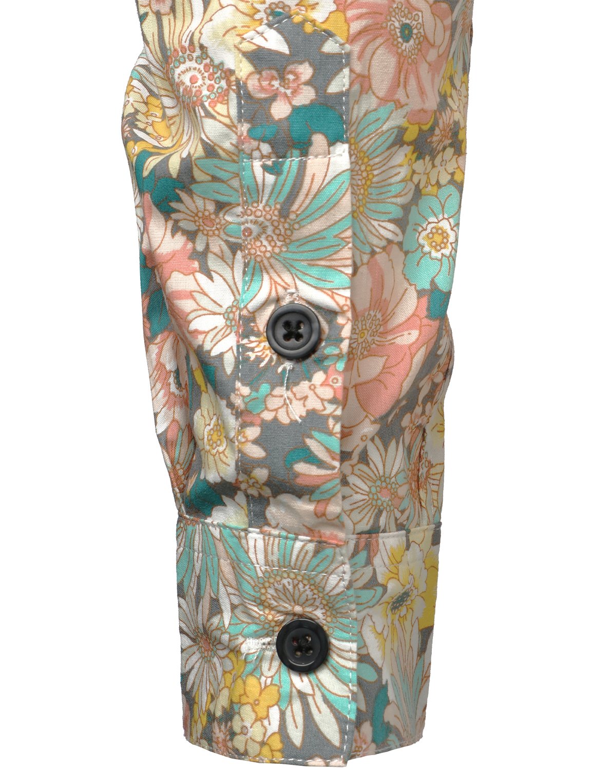 Icone™ FloralSleeve - Tidløs Klassisk Stil Floral Sleeve Print Top