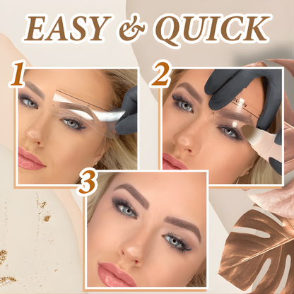 PerfectEyebrows™ 1+1 GRATIS – Hurtig Form Nem At Bruge Perfektionere Øjenbryn Stempel