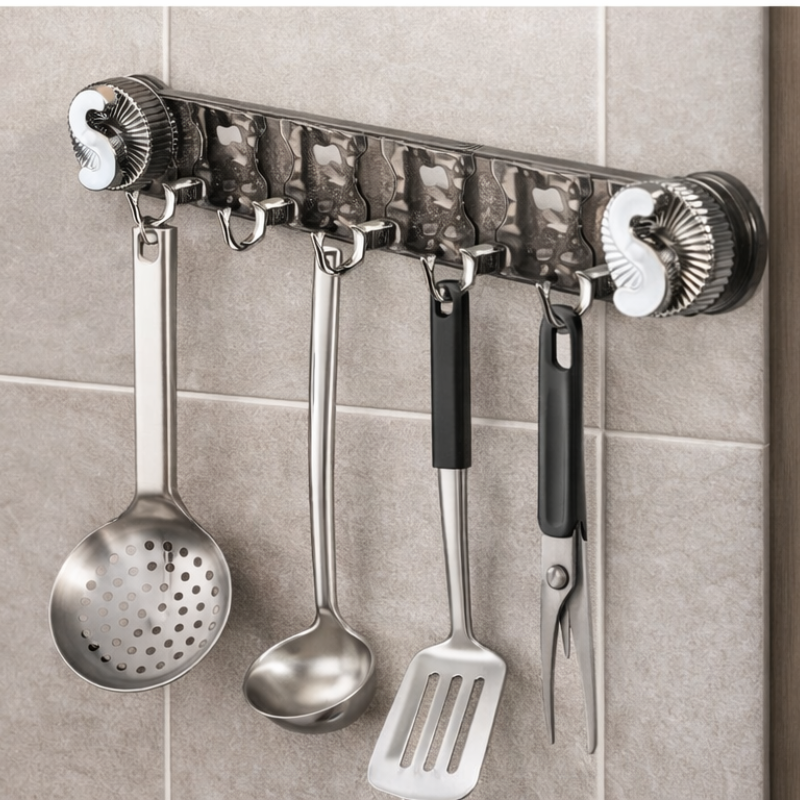 GlideHold® SuctionHooks 1+1 GRATIS: Nem Installation Tung-Pligt Vægmonterede Sugning Kroge