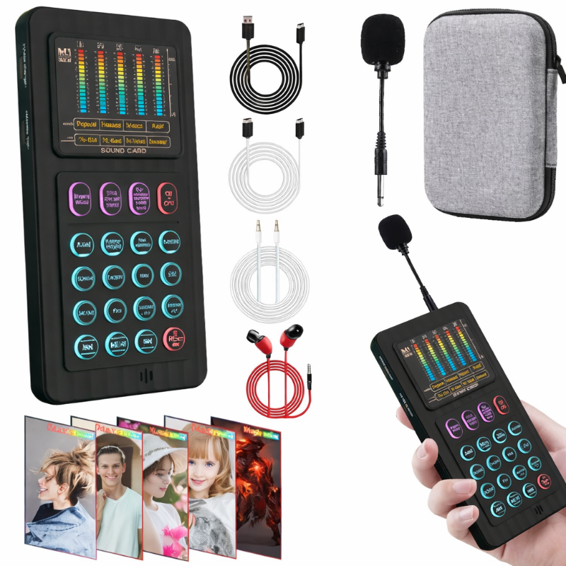 VoiceChanger - Sjov Interaktiv Smart Stemmeskifter Enhed