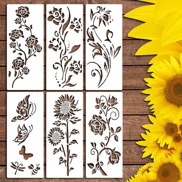 FlowerDecor - DIY Blomster Stensil Dekorasjon