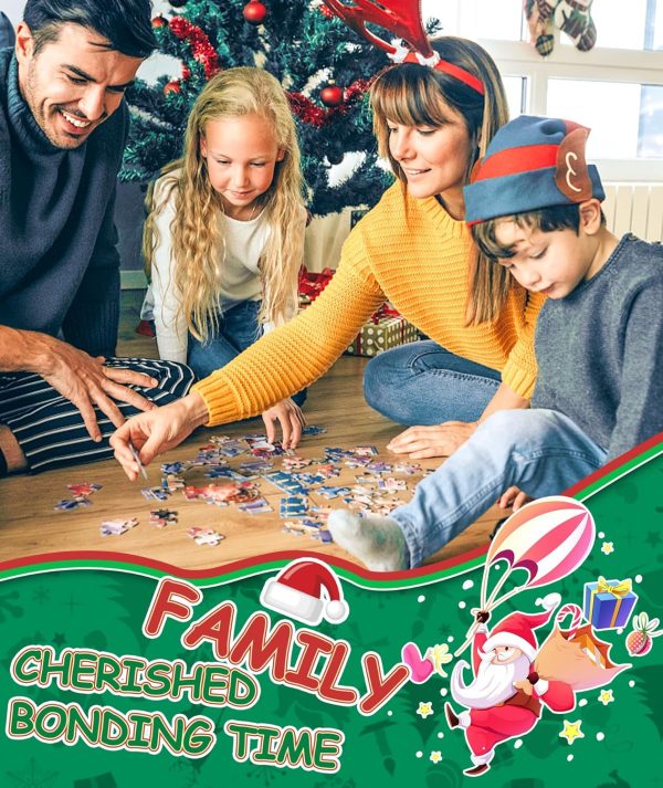 PuzzleAdvent - 24 Jigsaw Puzzle Adventskalender (Tilfeldig Design)