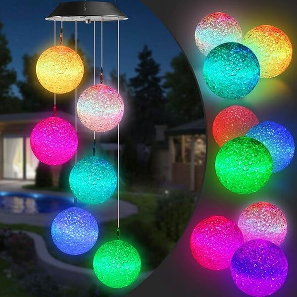 Ledsen™ HangingBalls: Elegant Energisparende Sol Hængende Kugle Lys
