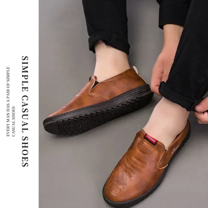 Happy™ PremiumLoafers – Herre Stilfulle Premium Loafers For Komfort Hele Dagen