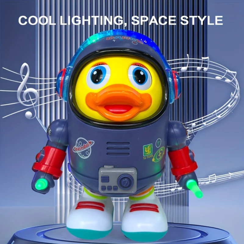 Kletshuts™ DancingDuck – Interaktiv Musikalsk Rom Dansende And Astronautleketøy