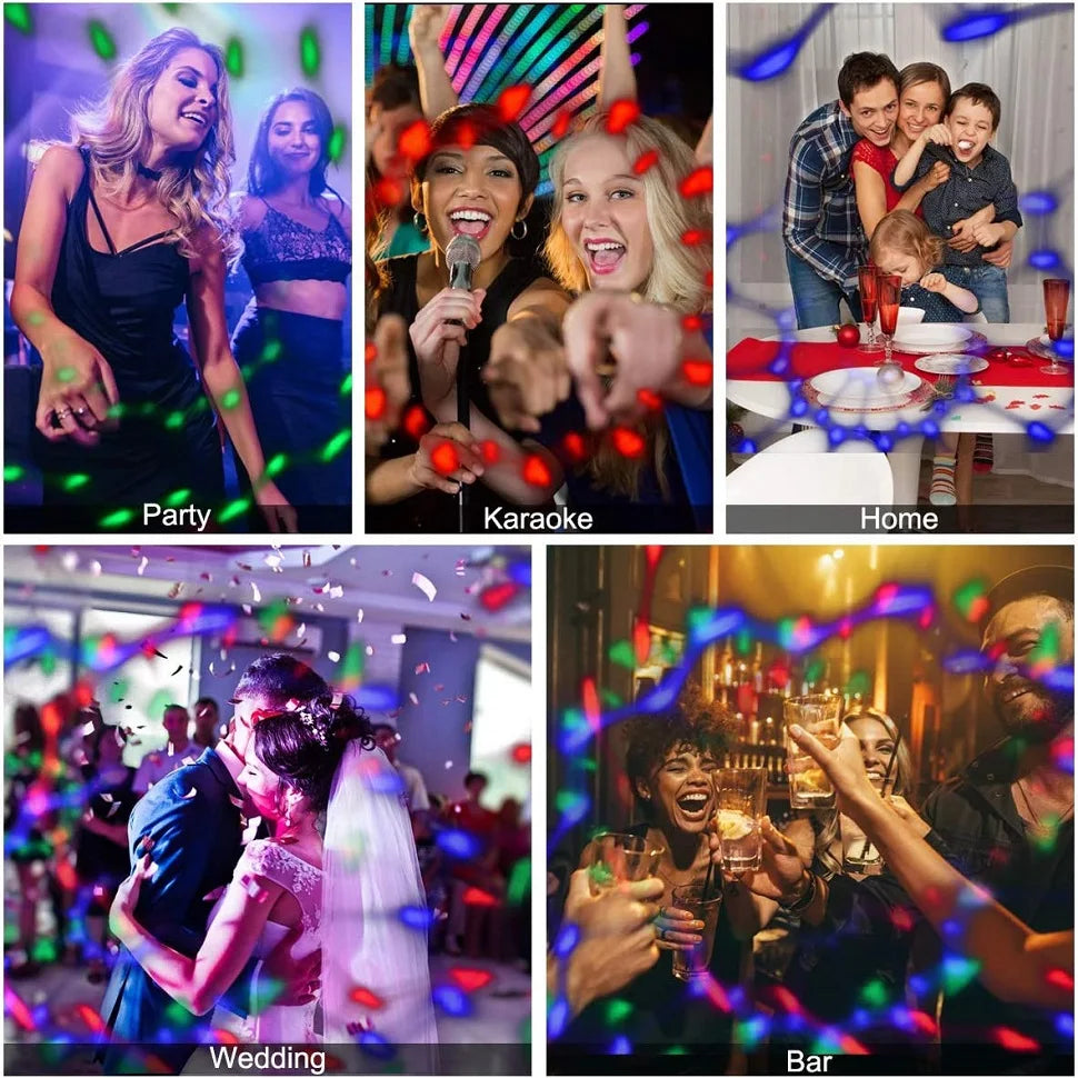 Ledsen™ DiscoLights – Mini Fest Og Scenbelysning Effekt Diskolys
