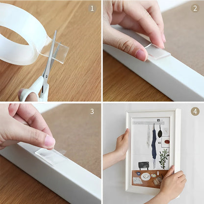 MagicTape - Supersterk Dobbeltklebende Transparent Teip
